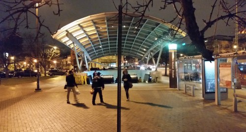 Eastern Market Metro, circa 7:00pm, Thursday night