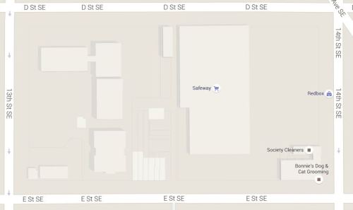 The large site is a block and a half from Potomac Avenue Metro