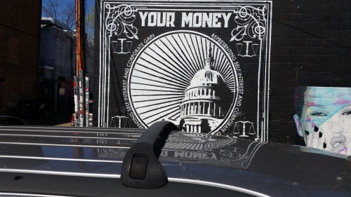 Deal Created the Mural on the Wall of The Fridge in June, 2015