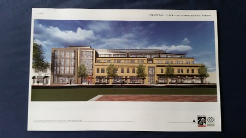 Latest design elements, perspective - Pennsylvania Avenue