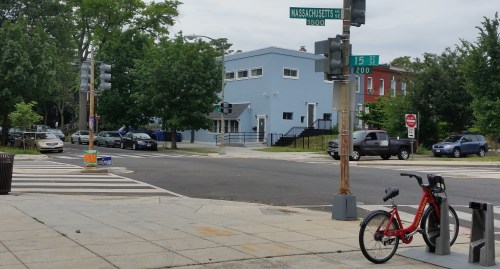 View of the new proposed Andromeda clinic from the front of the 7-11, looking south