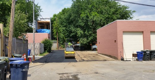 Tuesday, June 21, circa 10:00am, an alley feeding into Kings Court