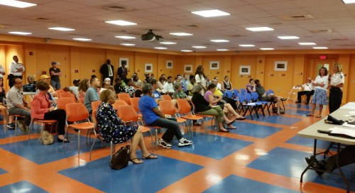 Some 50 community members turn out to talk about crime in Hill East