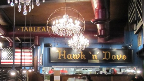 The Hawk & Dove is the flagship of Cervera's fleet of restaurants - now under old management.