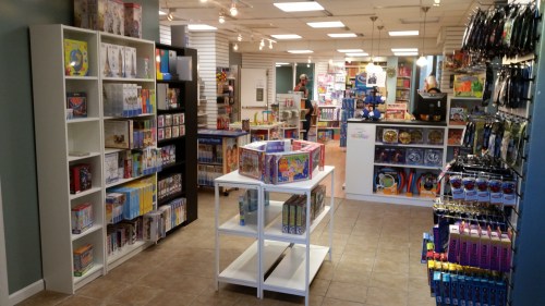 Here's a shot of the new space which is devoted to games for children.