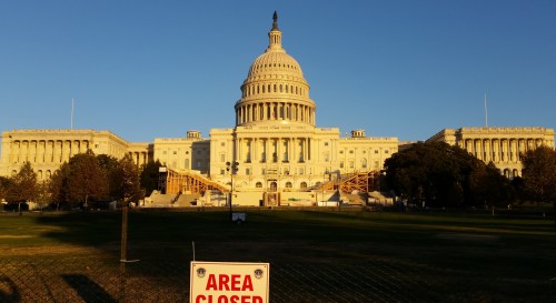 Approaching Twilight, West Front, U.S. Capitol Building, c. 4:50pm, November 13, 2016