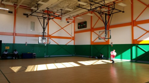 The Center has a full sized regulation high school basketball court, the use of which awaits an operator for the Center. 
