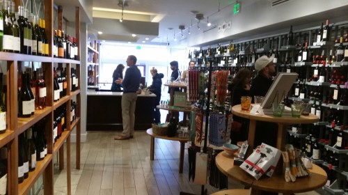This was the scene Sunday afternoon in DCanter Wine Boutique on Barracks Row, at 548 8th Street, SE, c. 3:45pm.