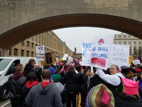 Marching on Independence, circa 3:00pm.