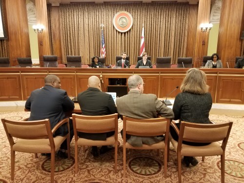 Councilmember Charles Allen, Chair of DC Counsel Committee on the Judiciary & Public Safety, held an Oversight Roundtable on Sentencing in the District of Columbia, on Thursday, February 9.  39 public witnesses were scheduled to testify, as well as 8 government witnesses.  Most of the public witnesses appeared to be critical of of the Washington Post Series entitled, "Second Chance City."