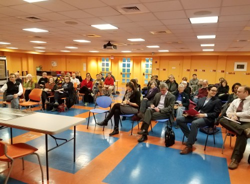 Some 40 Capitol Hill residents turned out for the community briefing