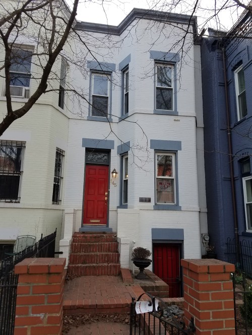 A townhouse at 145 D Street which neighbors say is a event/party house.  