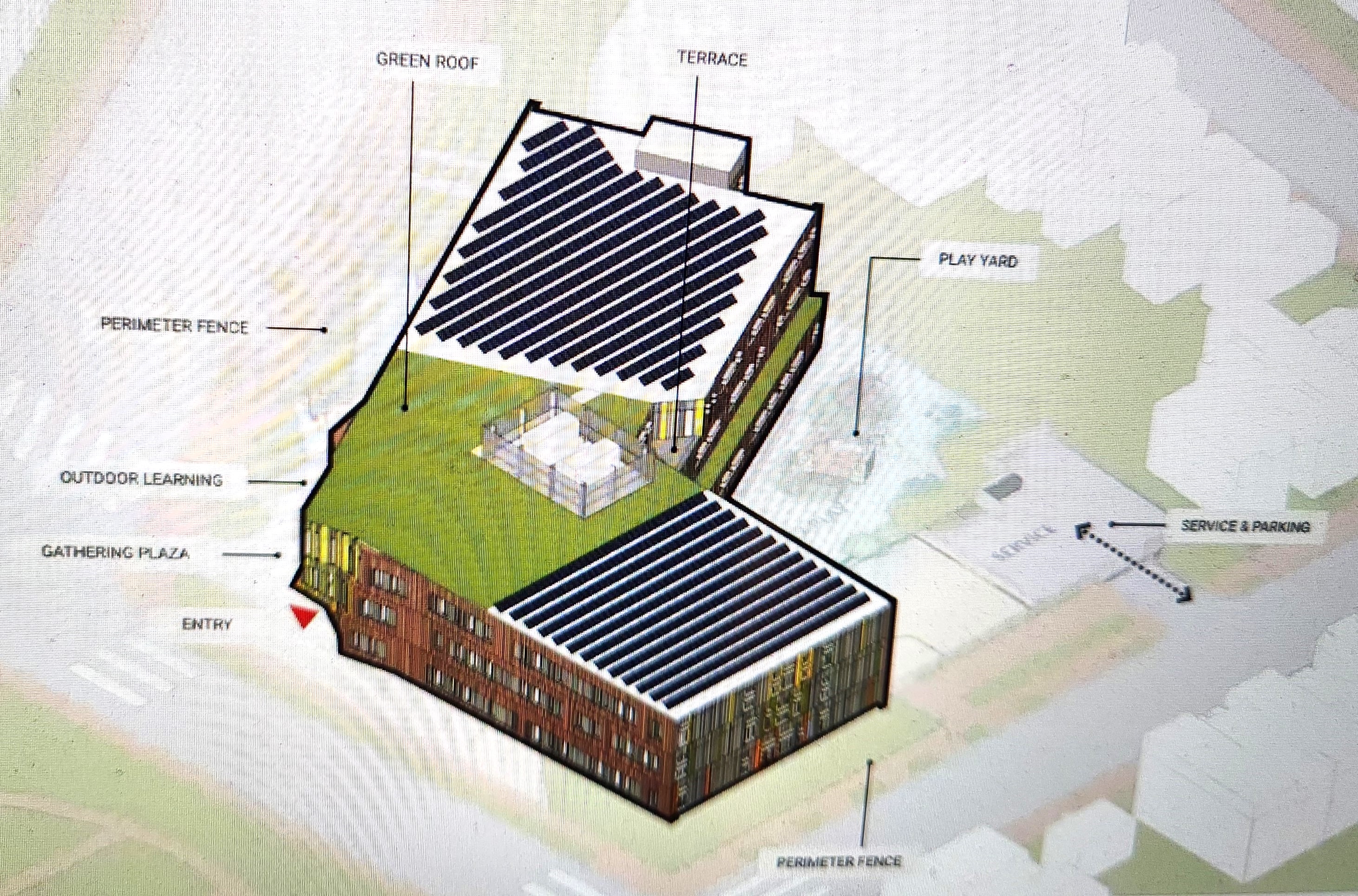 Images of the New Brent School and Project Update | CAPITOL HILL CORNER