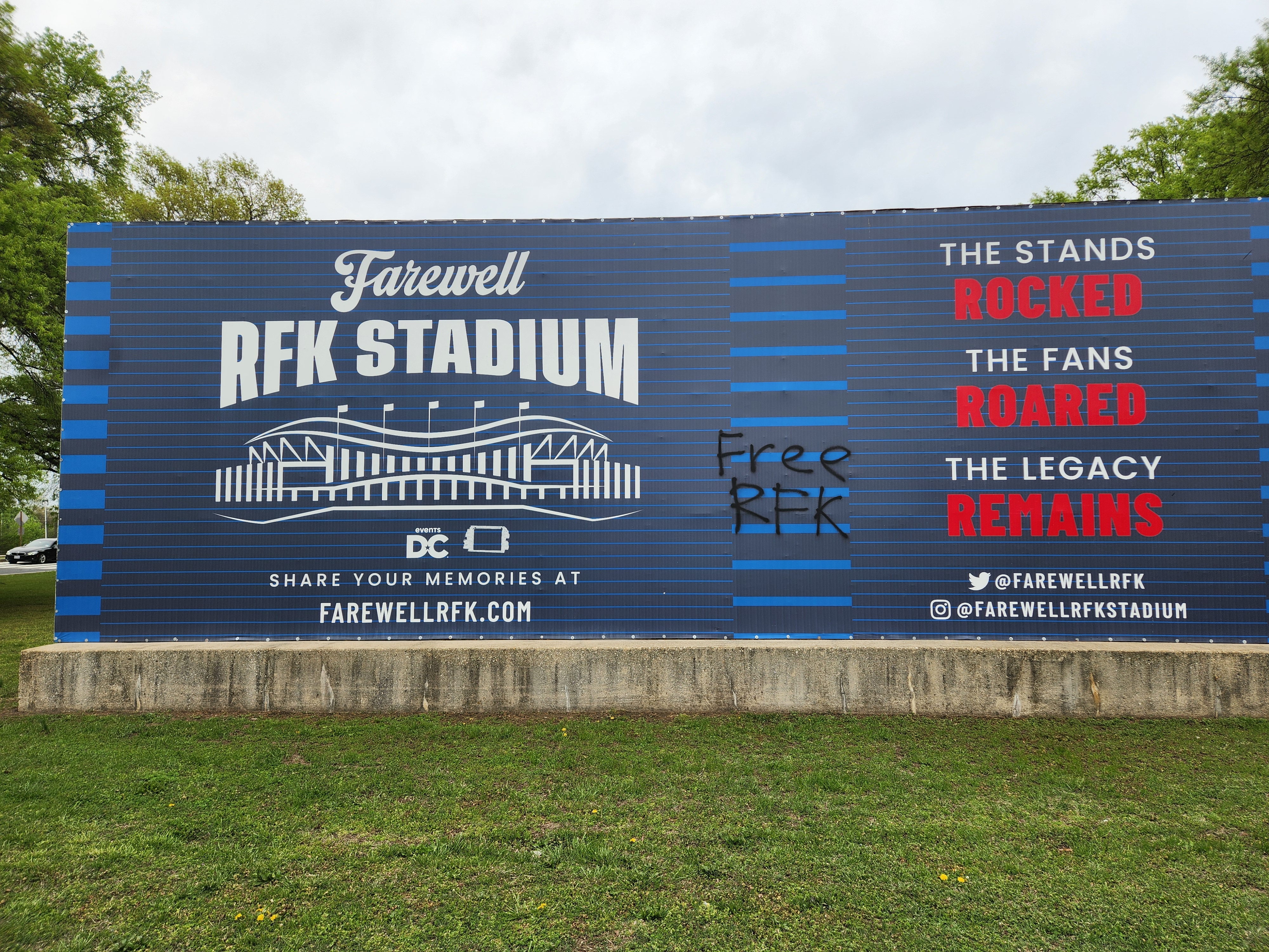 Rfk Unity Sign PSA: Upcoming events related to the future of RFK | CAPITOL HILL CORNER
